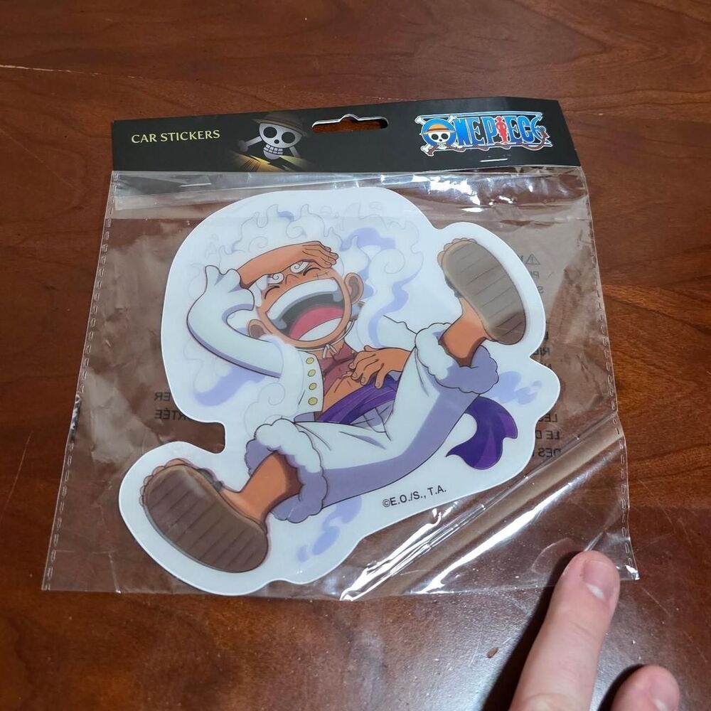 One Piece Gear 5 Monkey D. Luffy Car Sticker Decal
